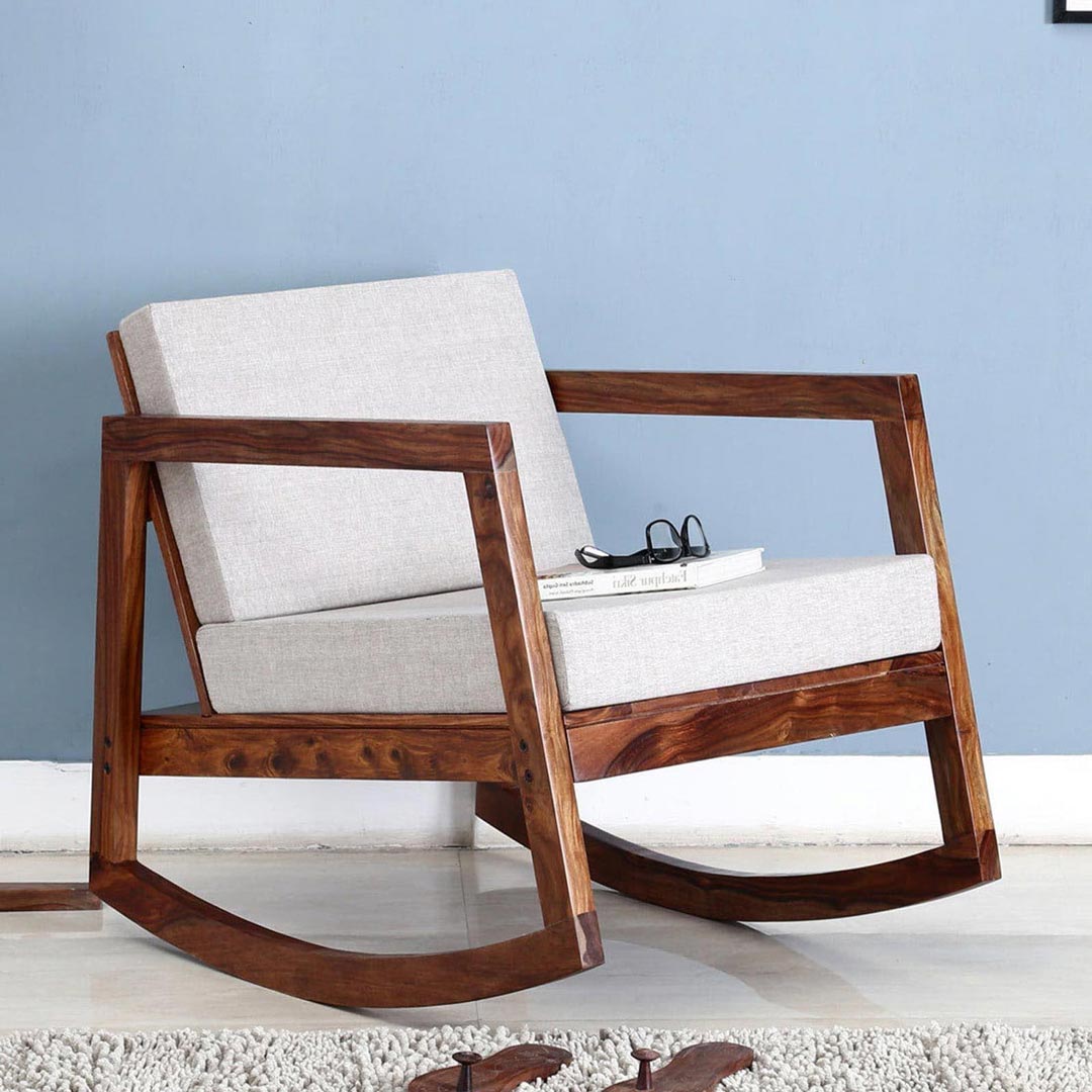 gorevizon hard wooden rocking chair