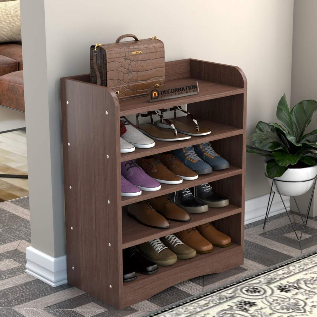 5 Tier Engineered Wood Shoe Rack/Shoe Case for Living Room and Home