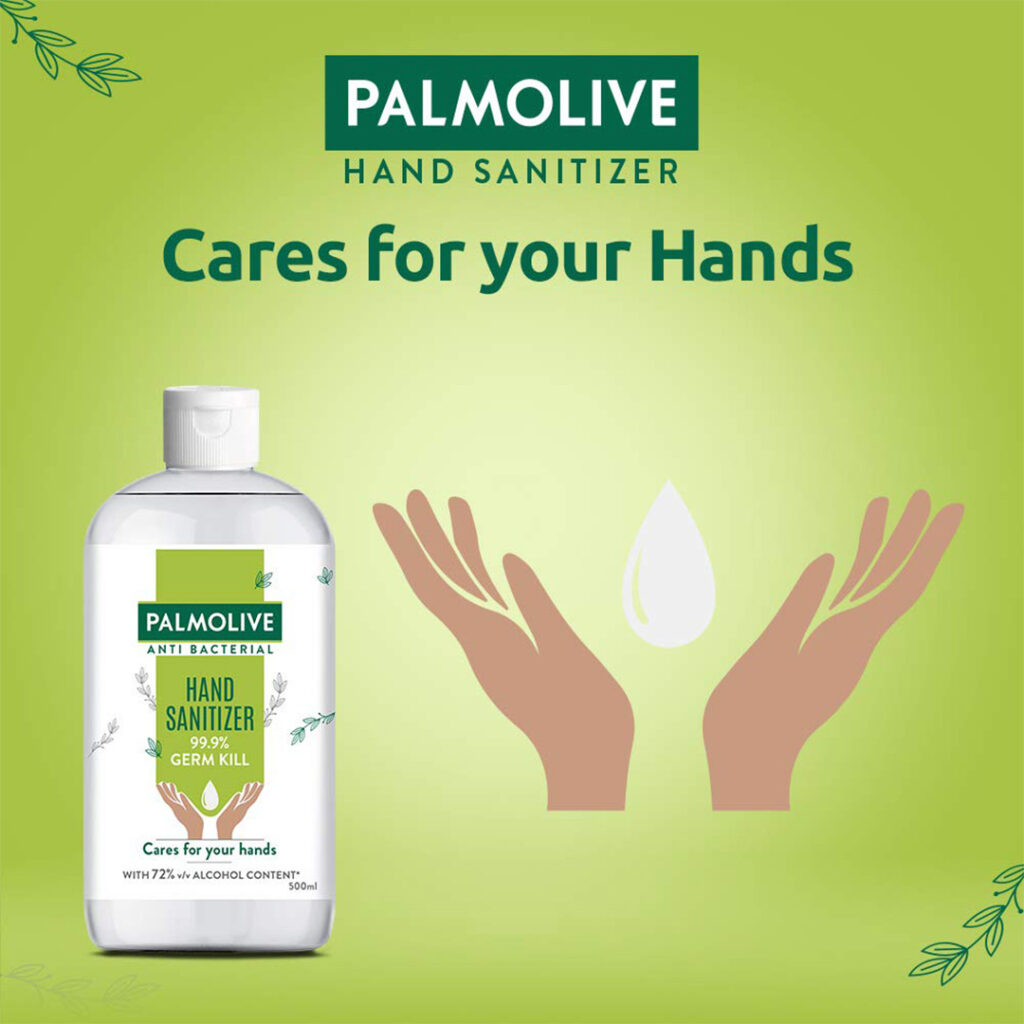 Palmolive Antibacterial Hand Sanitizer 72 Alcohol (2 x 500ml) GoRevizon