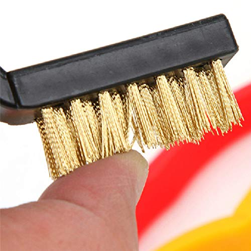 3pcs/set Gas Stove Cleaning Brush 3style Brush Head Nylon Iron Wire Copper  Wire Powerful Decontamination Brush Kitchen Tools