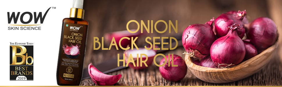 WOW Skin Science Onion Black Seed Hair Oil – 200ml | GoRevizon