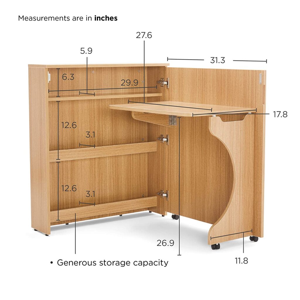 GoRevizon Switch – Foldable Study Table Integrated with Storage ...