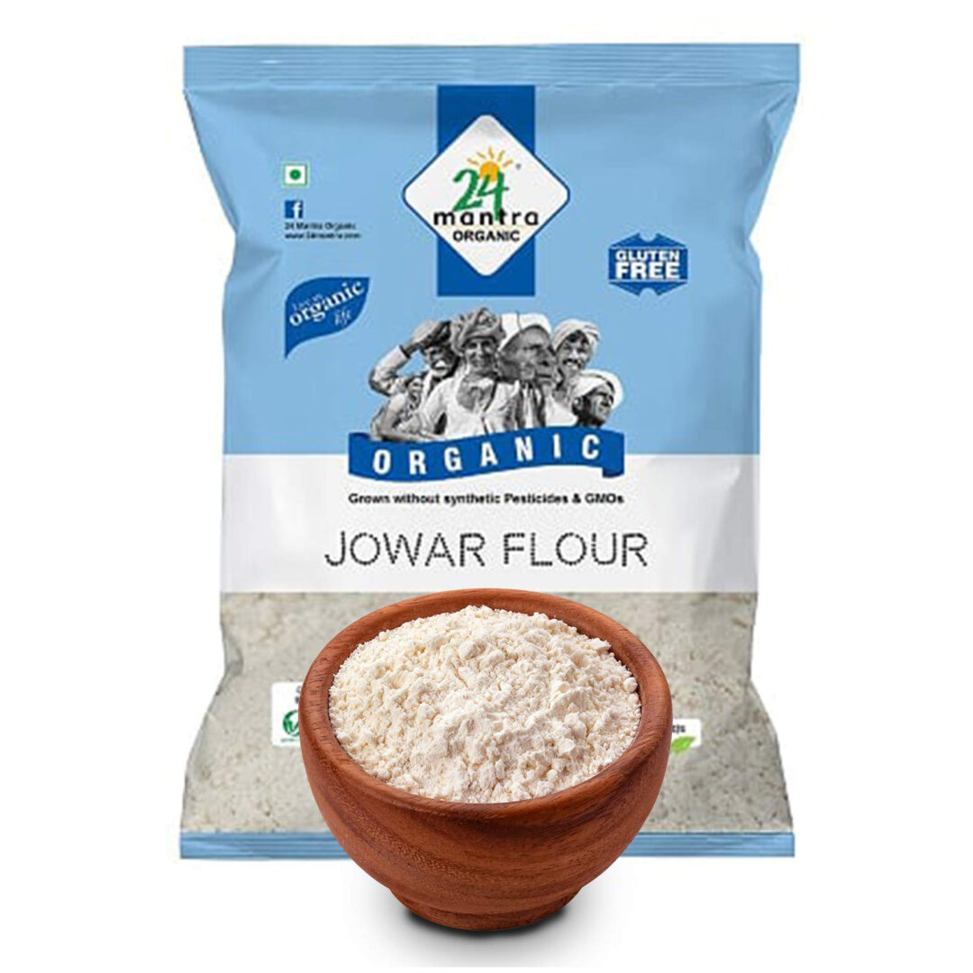 24 Mantra Organic Jowar Flour, 500g GoRevizon