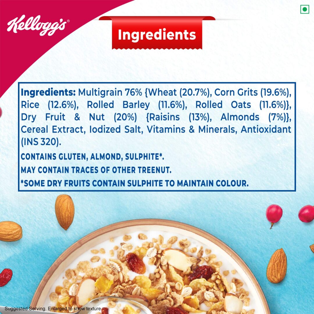 Kellogg’s Muesli With 0 Added Sugar, 500g GoRevizon