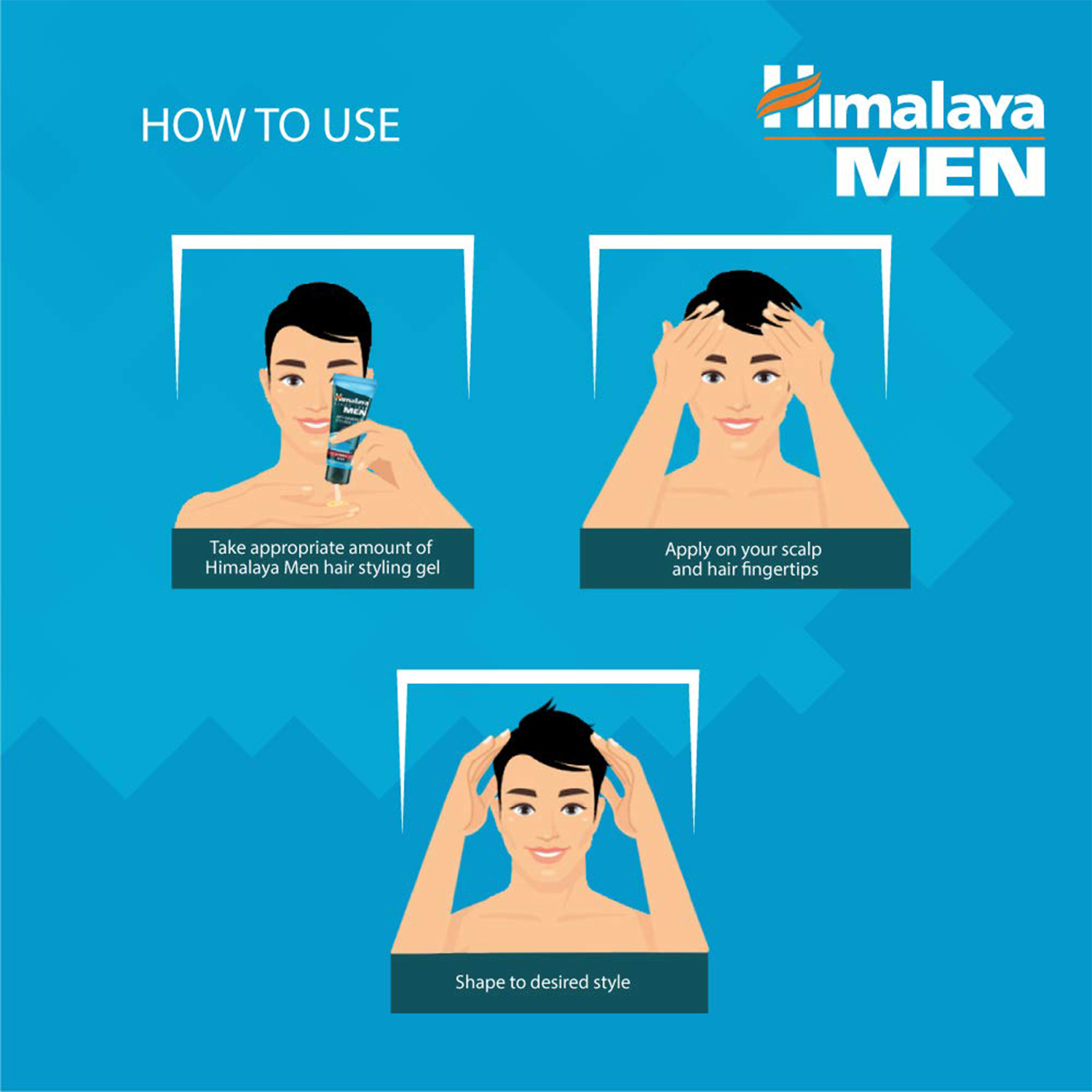 Himalaya MEN Anti Dandruff Styling Gel 100ml GoRevizon