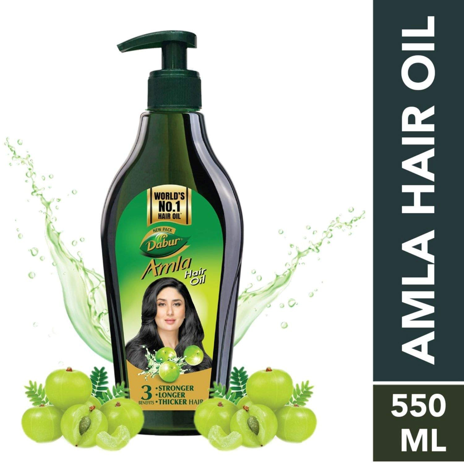 Dabur Amla Hair Oil For Strong, Long and Thick Hair, 550ml | GoRevizon