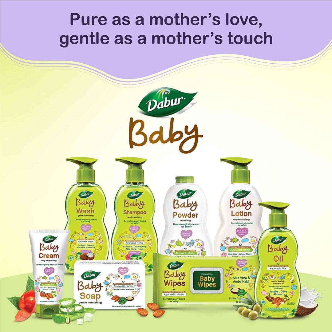 Dabur Baby Lotion Dermatologically Tested with No Paraben & Phthalates